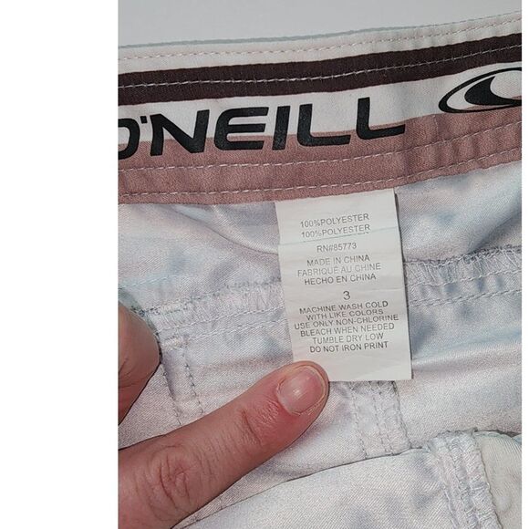 O'Neill Nova Sea Level Striped Board Shorts Size 3 - Picture 3 of 7
